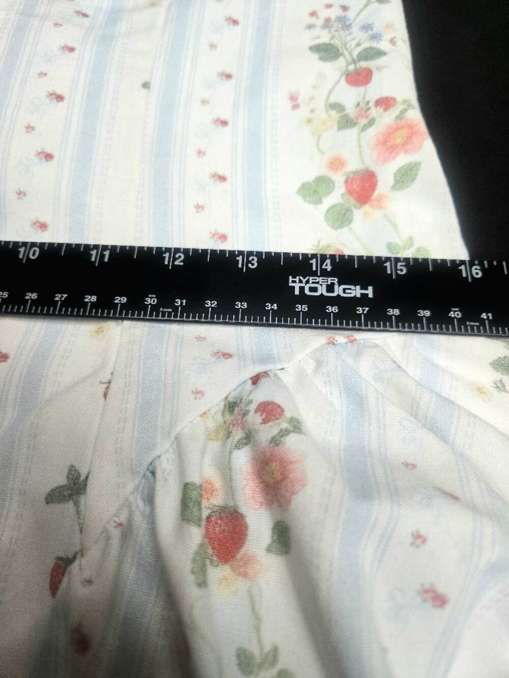Cider Halter Dress Large Strawberry Floral Coquette Cottagecore Milkmaid - Picture 10 of 12